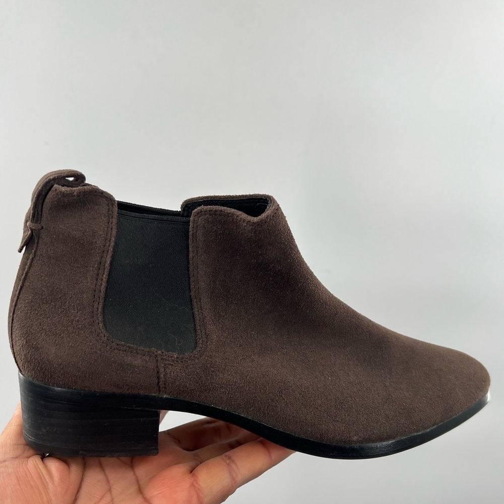 Coach brown suede ankle boots suffolk size 8B womens